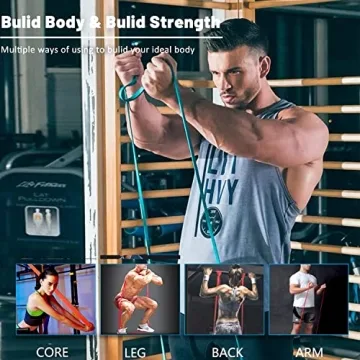 ROSAPOAR Resistance Bands Set - Ideal for All Fitness Levels