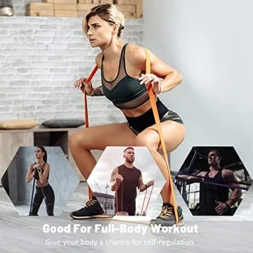 ROSAPOAR Resistance Bands Set - Ideal for All Fitness Levels