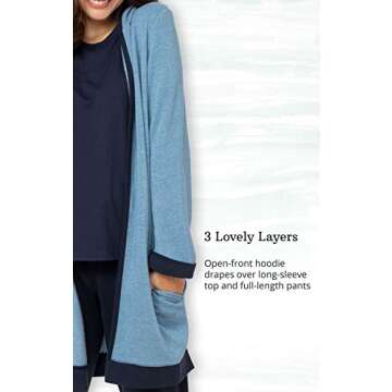 Addison Meadow PJ Set For Women - Cozy Womens Pajamas, 3-Piece