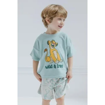 Disney Lion King Toddler Boys Comfort T-Shirt and Shorts Set