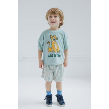 Disney Lion King Toddler Boys Comfort T-Shirt and Shorts Set