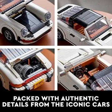 LEGO Porsche 911 Turbo Targa Collectible Model Kit for Adults