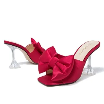 Elegant LIURUIJIA Women's Bow High Heels for Any Occasion