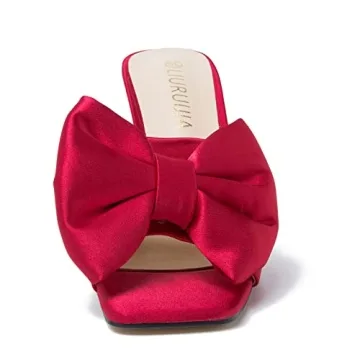 Elegant LIURUIJIA Women's Bow High Heels for Any Occasion