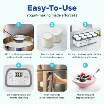 Probiotic Yogurt Maker with Adjustable Temperature Control