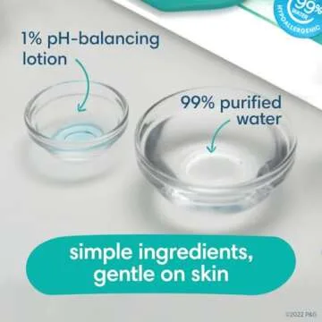 Pampers Aqua Pure Baby Wipes, 99% Water, Unscented Wipes, 448 Count