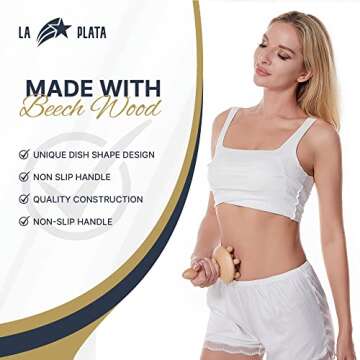 Wood Therapy Massage Tools for Body Sculpting and Relaxation