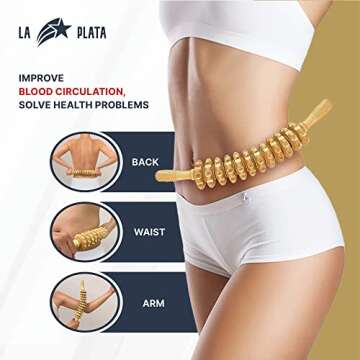 Wood Therapy Massage Tools for Body Sculpting and Relaxation