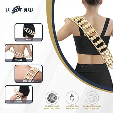 Wood Therapy Massage Tools for Body Sculpting and Relaxation