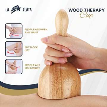 Wood Therapy Massage Tools for Body Sculpting and Relaxation