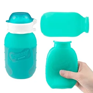 Squeasy Snacker Spill Proof Silicone Reusable Food Pouch