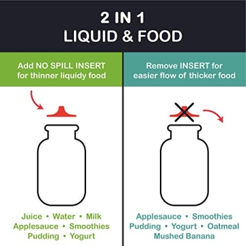 Squeasy Snacker Spill Proof Silicone Reusable Food Pouch