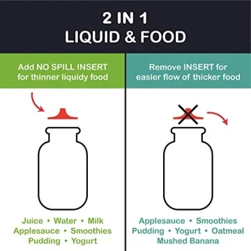 Squeasy Snacker Spill Proof Silicone Reusable Food Pouch