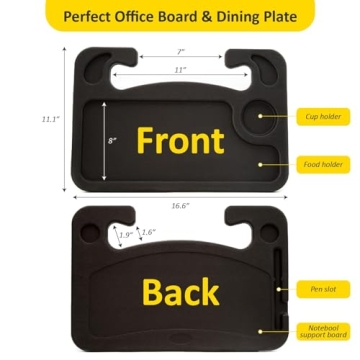 Cutequeen Car Eating Laptop Steering Wheel Desk