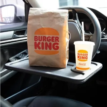 Cutequeen Car Eating Laptop Steering Wheel Desk