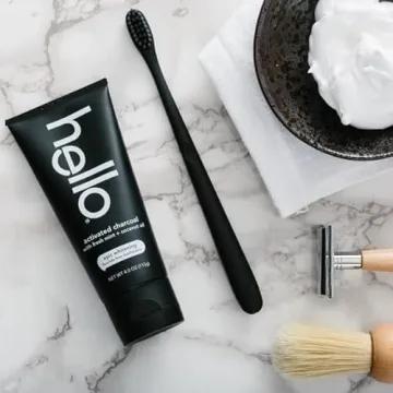 HELLO Charcoal Fluoride Free Whitening Toothpaste 2 Pack