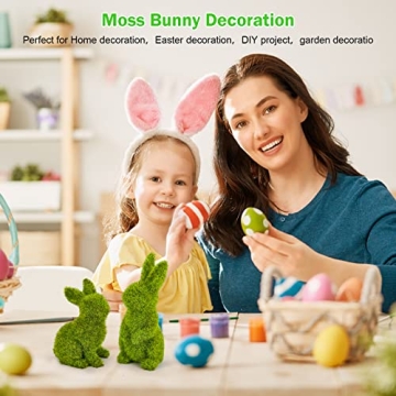MicoSim Easter Bunny Figurines - Perfect Spring Décor