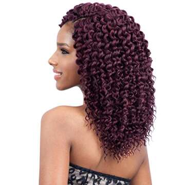 MULTI-PACK DEALS! FreeTress Synthetic Hair Crochet Braids Deep Twist 10 (6-PACK, 1B)