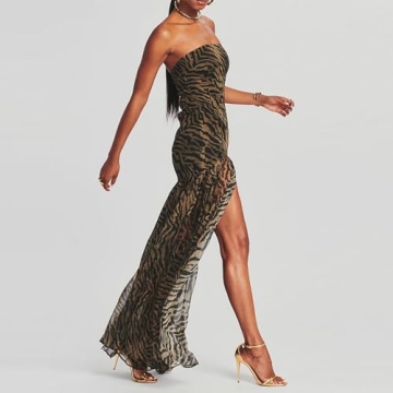 Elyincii Tube Top Dress: Stylish Backless Party Dress