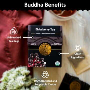 Boost Your Immunity with Buddha Teas Elderberry Herbal Tea