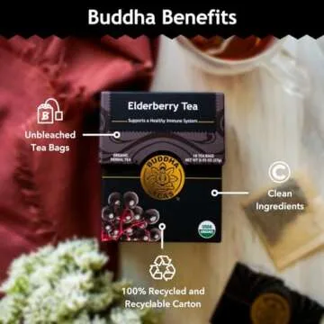 Boost Your Immunity with Buddha Teas Elderberry Herbal Tea