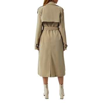 Stylish Women's Lightweight Trench Coat by Rteyno