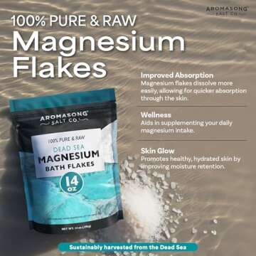 Aromasong Magnesium Flakes - Relaxing Bath Salts