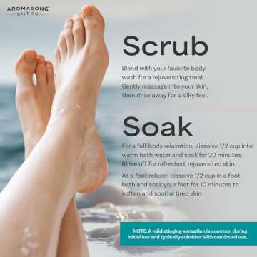 Aromasong Magnesium Flakes - Relaxing Bath Salts