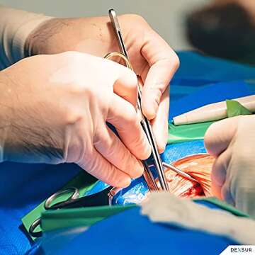 DEXSUR Scalpel Handle # 3, Premium Quality, Rust Proof Stainless Steel Scalpel Knife Handle, Lightweight and Durable, Fits Surgical Blades No. 10, 11, 12, 13, 14 and 15