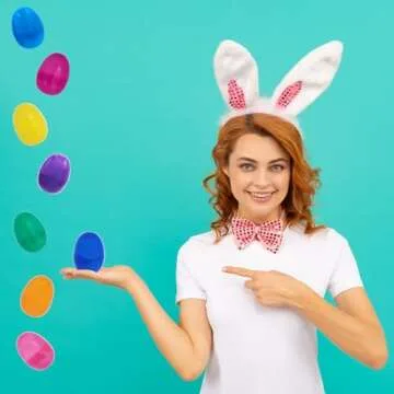 Fillable Easter Eggs 2.3" (150 Pack) - Colorful Fun