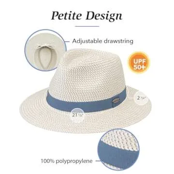 Wallaroo Petite Charlie Fedora – Stylish Sun Hat for Women