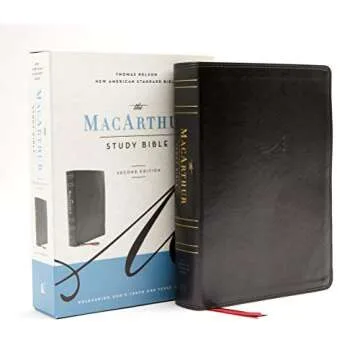 NASB, MacArthur Study Bible, 2nd Edition, Leathersoft, Black, Comfort Print: Unleashing God's Truth One Verse at a Time