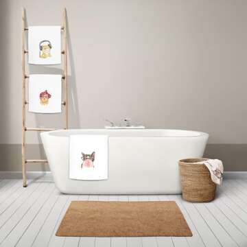 kunlisa Cat Kitchen Towel,Cat Towel,Cat Dish Towel,Cute Kitchen Hand Towels,Cat Gifts for Women,Cat Gifts,Kitchen Towels Decorative Set,Funny Cat Gifts(Set of 4)