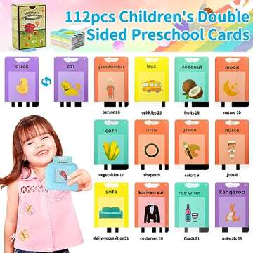 Toddler Talking Flash Cards for Kids with 224 Sight Words, Speech Therapy Autism Sensory Toys, Learn...