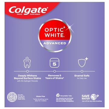 Colgate Optic White Hydrogen Peroxide Toothpaste Pack 3 Pack