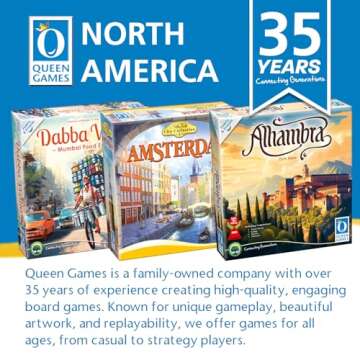 Queen Games Kokpelli Strategy Card Game for Families, Adults, Kids Ages 8+, 2-4 Players