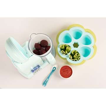 BEABA Second Stage Silicone Spoons for Self Feeding Babies, The Original Soft Tip Silicone Spoons, BPA Lead Phthalate and Plastic Free, Great Gift Set (4 Pack) (Assorted)