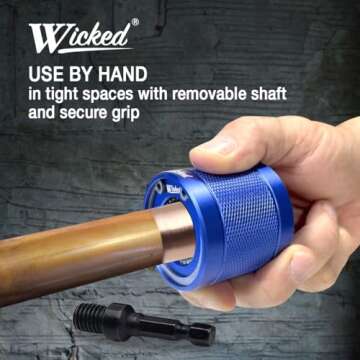 WICKED 1/2’’ Copper Pipe Cleaner for Tradesmen
