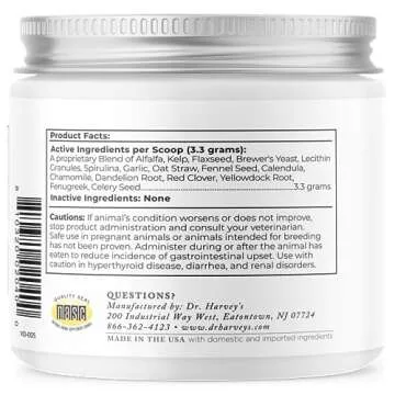 Dr. Harvey's Formative Years Pediatric Herbal Supplement for Puppies and Young Dogs (7 OZ)