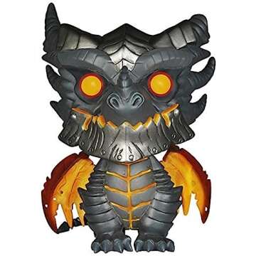 Funko Pop Games: Wow Oversized Deathwing Figure, 6"