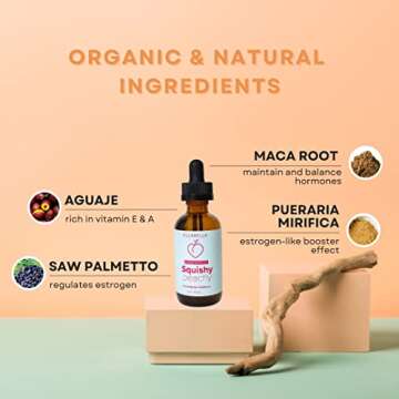 EllaBella Peachy Butt Enhancement Oil for Women 1 Month Supply