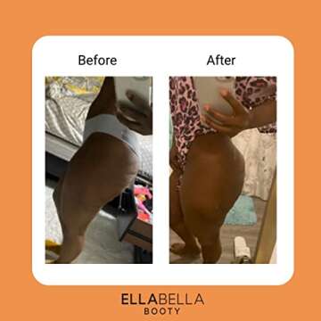 EllaBella Peachy Butt Enhancement Oil for Women 1 Month Supply