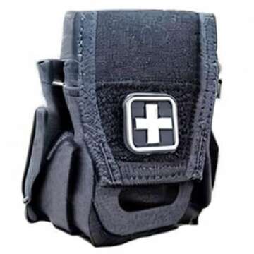 Revive Medical Pouch | Medical Supply Holder | Belt and MOLLE Mountable (Black)