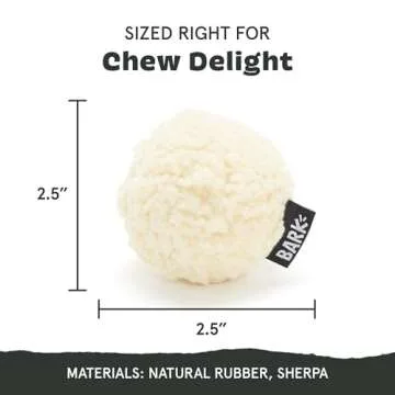 Barkbox Super Chewer Tough Dog Chew Toys for Aggressive Chewers, Plush 2 Toys in 1 (Potato - Small)