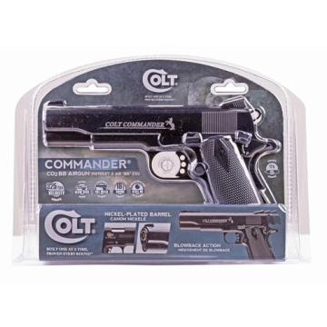 Umarex Colt Commander Blowback Metal Frame .177 BB Gun Air Pistol, Colt Commander Air Pistol