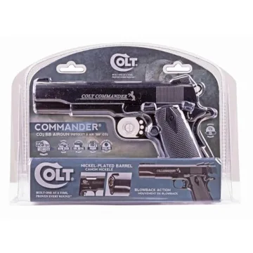 Umarex Colt Commander Blowback Metal Frame .177 BB Gun Air Pistol, Colt Commander Air Pistol