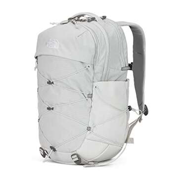 THE NORTH FACE Women's Borealis Commuter Laptop Backpack, Tin Grey Dark Heather/Tin Grey, One Size