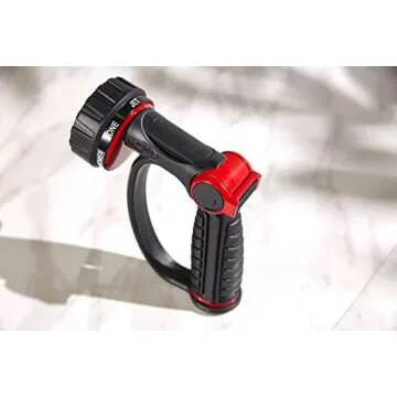 Orbit 58993 7-Pattern Watering Nozzle with Thumb Control, Black