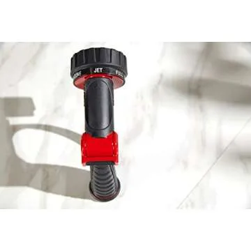 Orbit 58993 7-Pattern Watering Nozzle with Thumb Control, Black