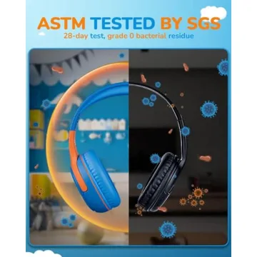 awatrue Safe Kids Headphones with Microphone for Learning